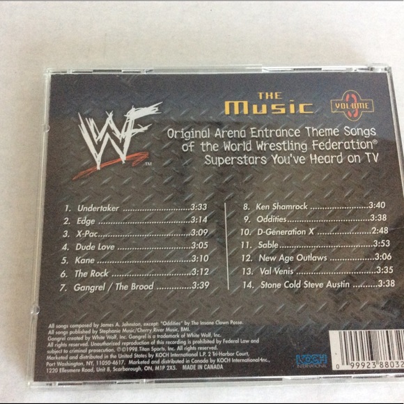 WFF music CD 14 songs - Picture 2 of 3